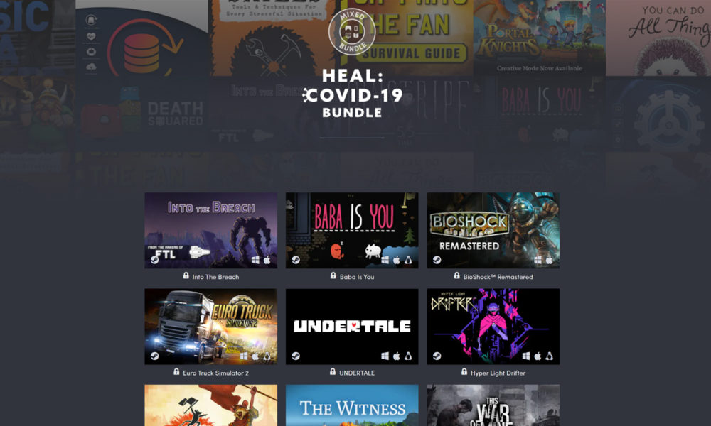 Humble Bundle Heal COVID-19 donacion