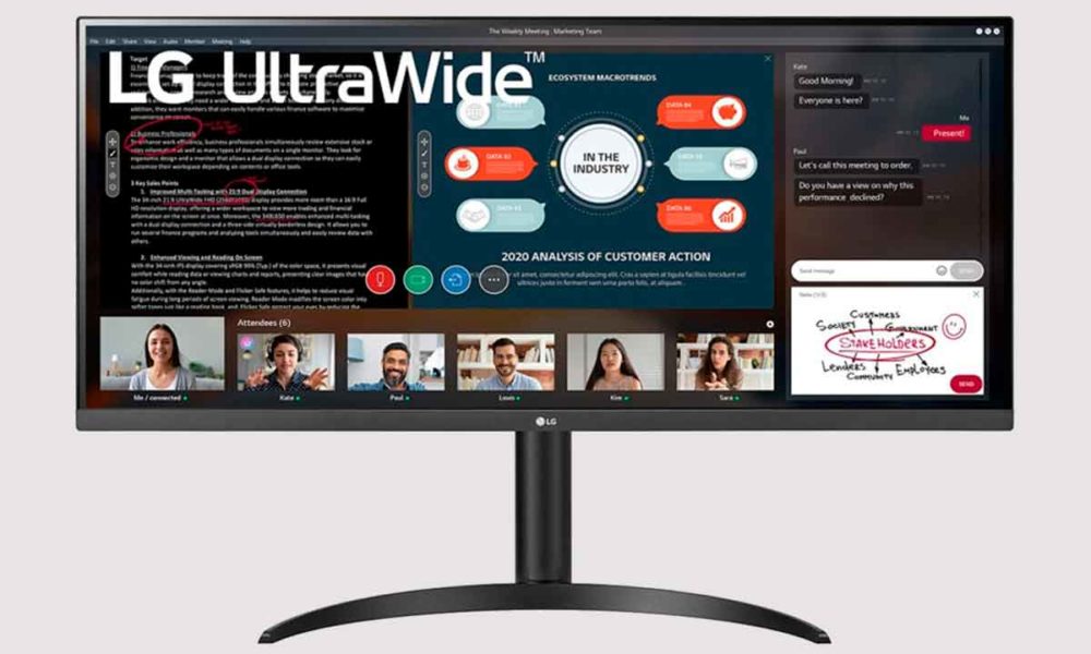 LG 34WP550-B: dos monitores en uno