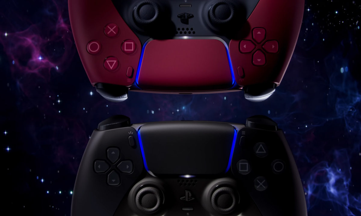 PS5 DualSense Colores Negro Rojo Midnight Black y Cosmic Red