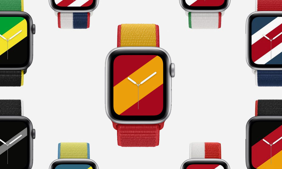 Apple Watch correa bandera Sport Loop Colección Internacional