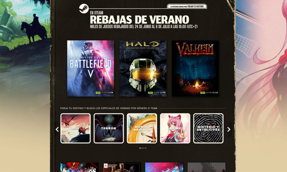 Mejores juegos Rebajas de verano Steam
