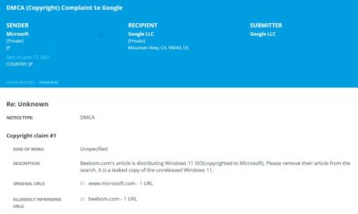 Windows 11: se confirma la autenticidad de la build 21996.1