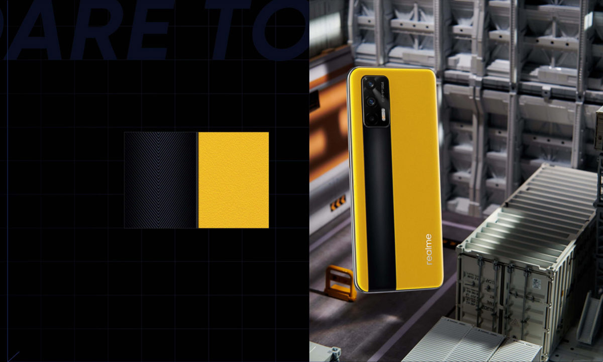 realme gt 5G diseño colores