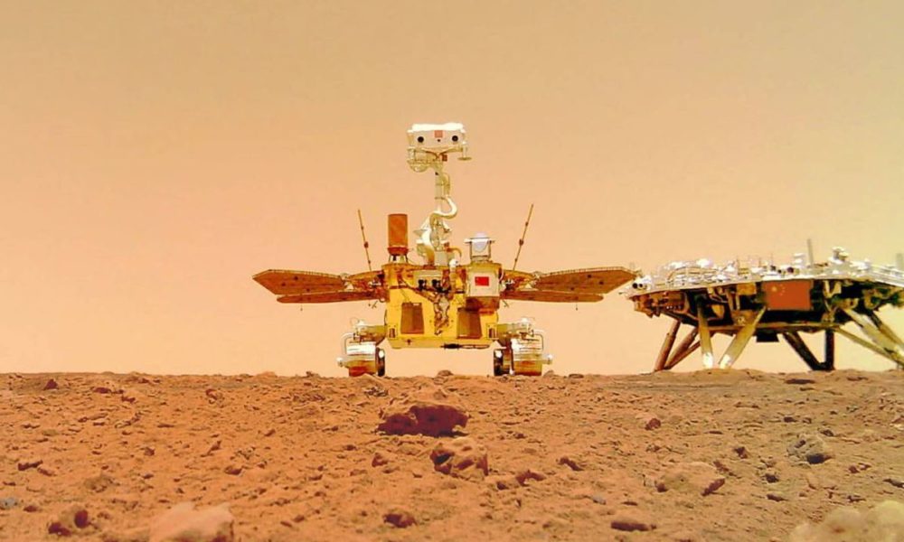 Rover zhurong Marte CNSA