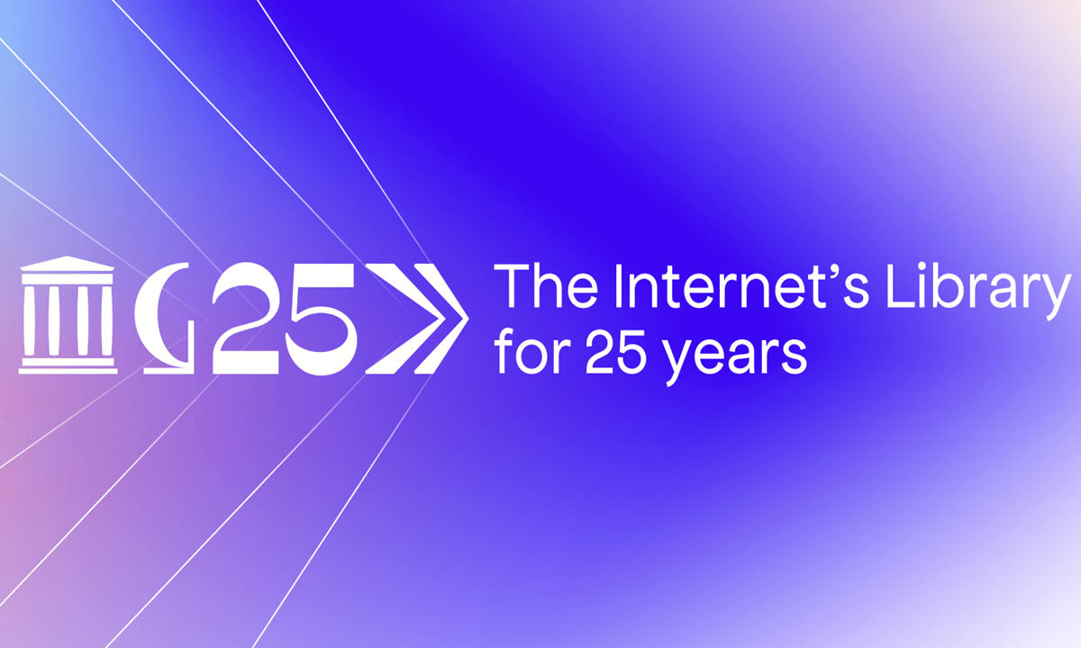 Internet Archive cumple 25 años