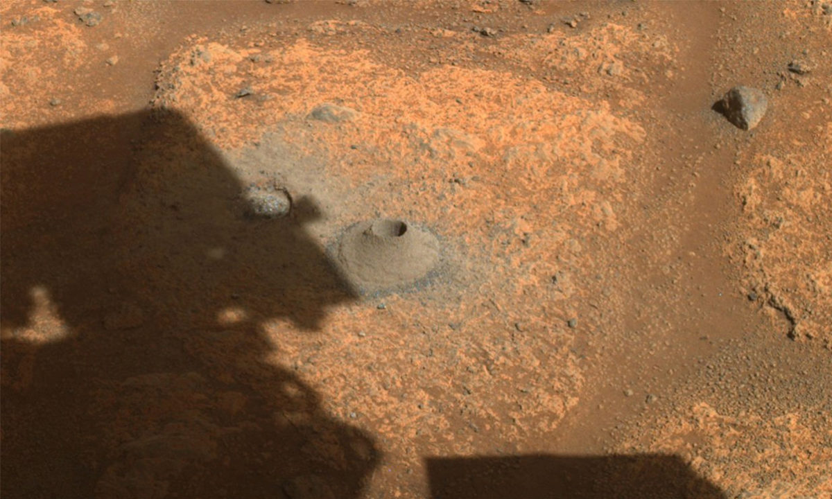 Perseverance fallo perforación muestras Marte