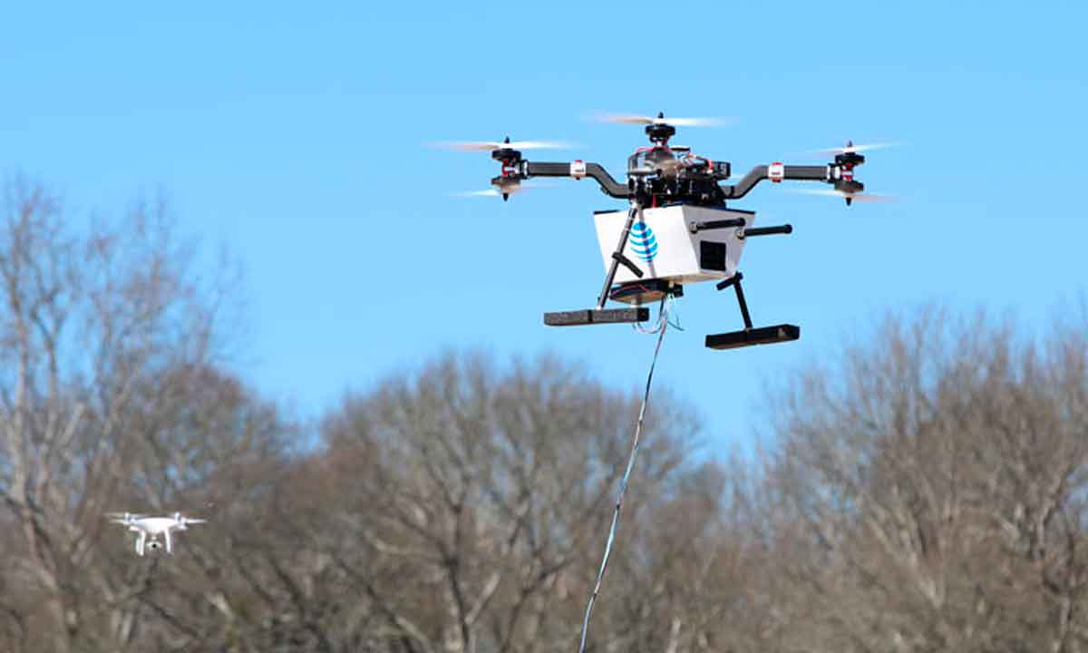 Drones para restablecer la cobertura telefónica