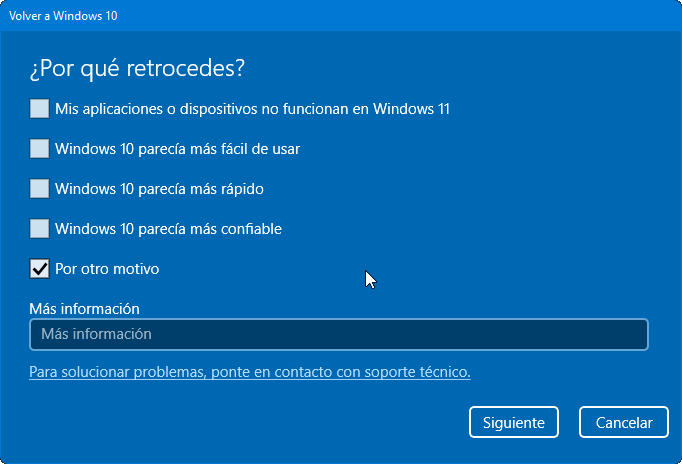 Cómo volver a Windows 10 si Windows 11 no es lo que esperabas 36