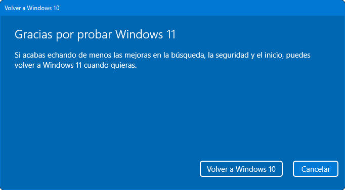 Cómo volver a Windows 10 si Windows 11 no es lo que esperabas 44