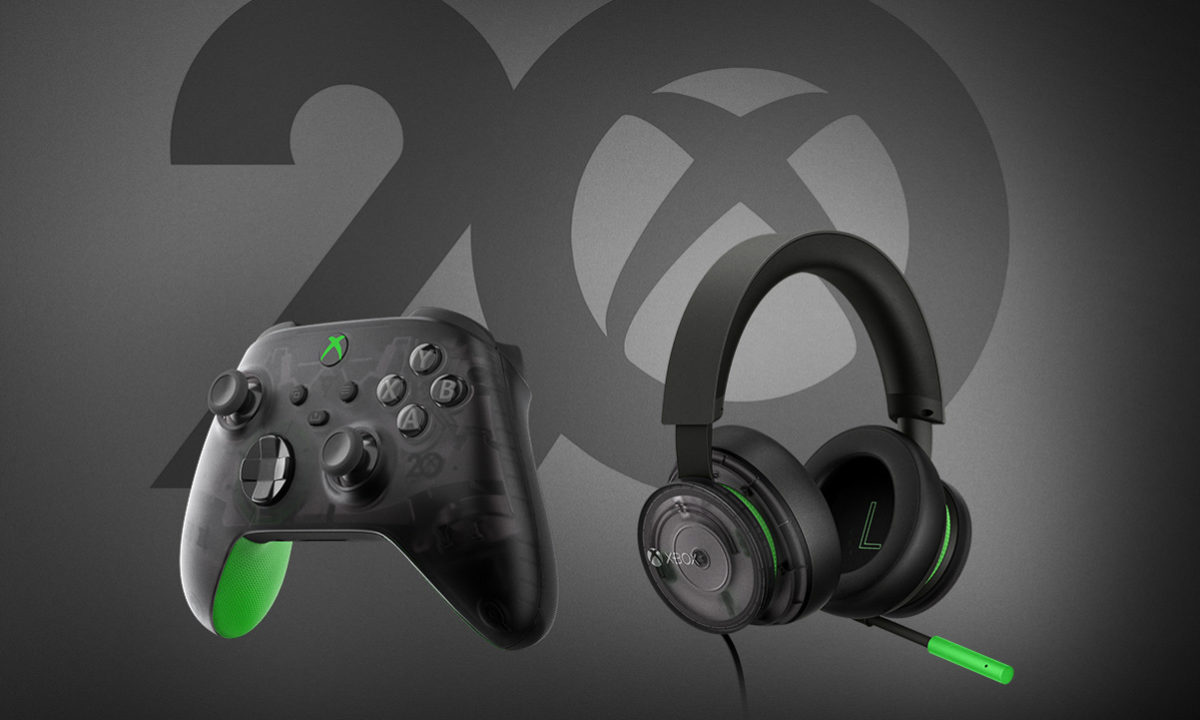 Xbox 20 aniversario periféricos y accesorios