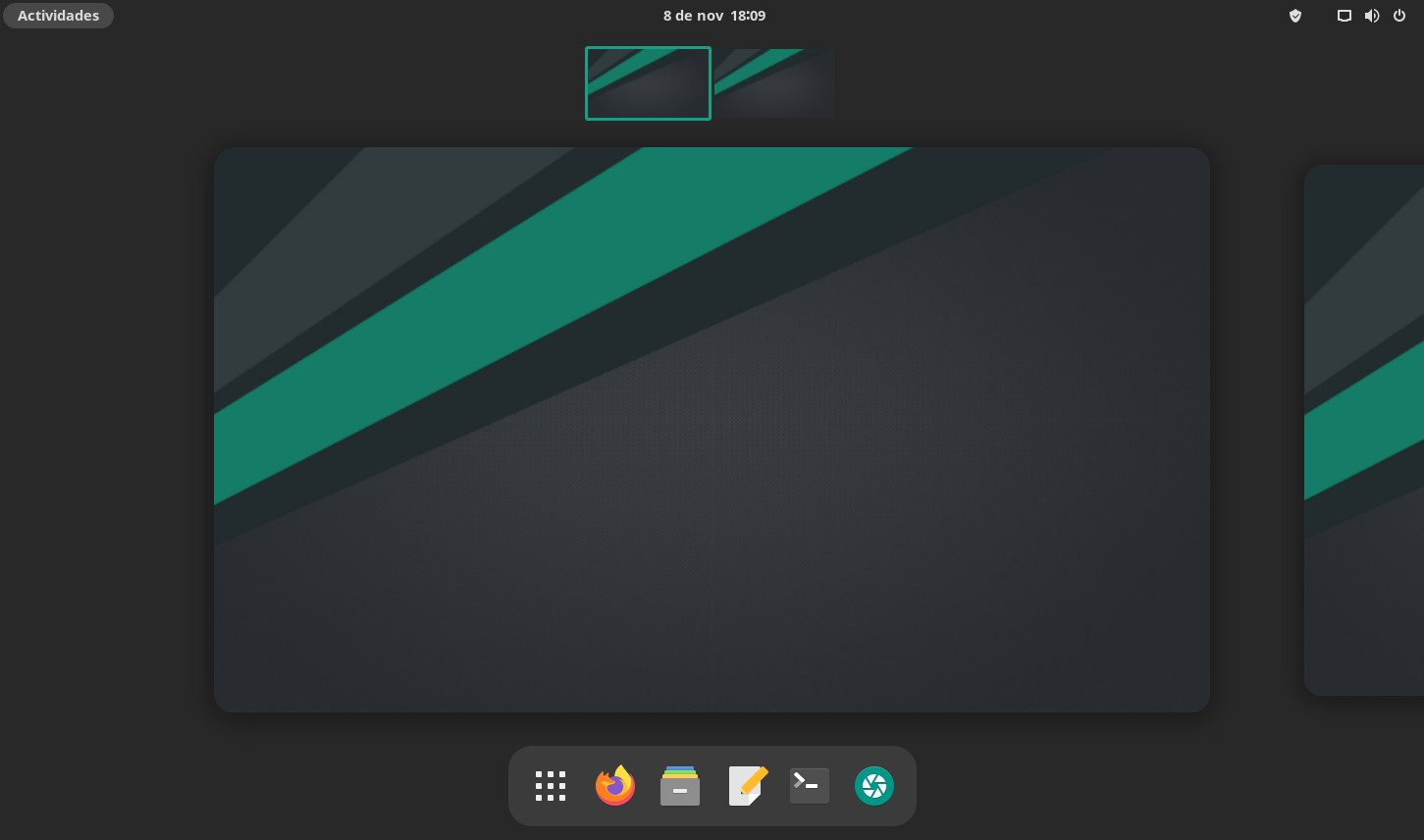 Manjaro Linux con GNOME
