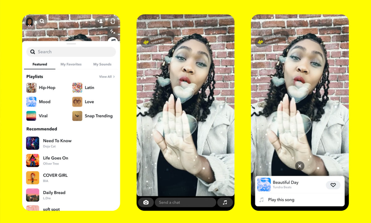 Snapchat Lenses Music Lentes Musica