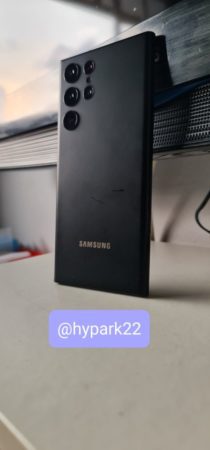 Foto filtrada del Samsung Galaxy S22 Ultra