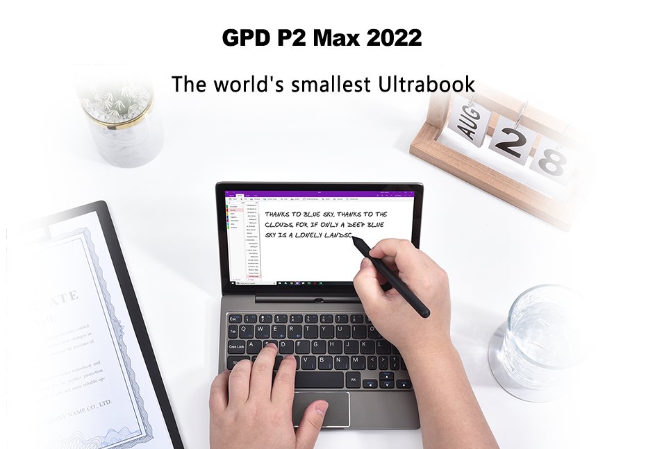 The GPD P2 Max 2022 will incorporate an Intel Pentium N6000 as a processor