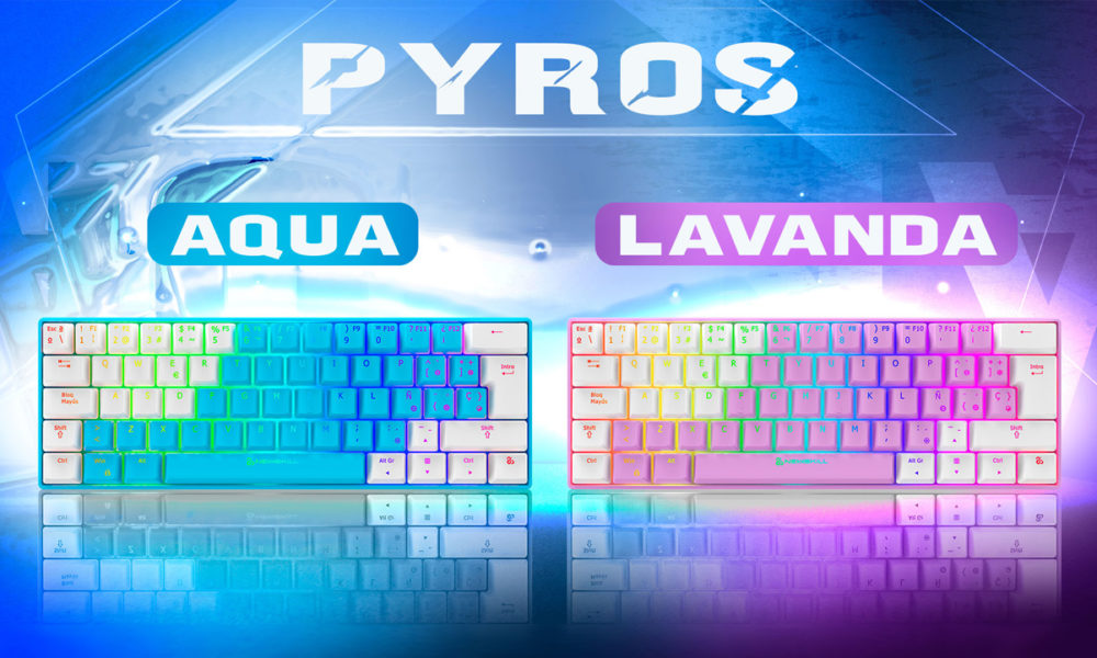 Newskill Pyros Aqua y Lavanda