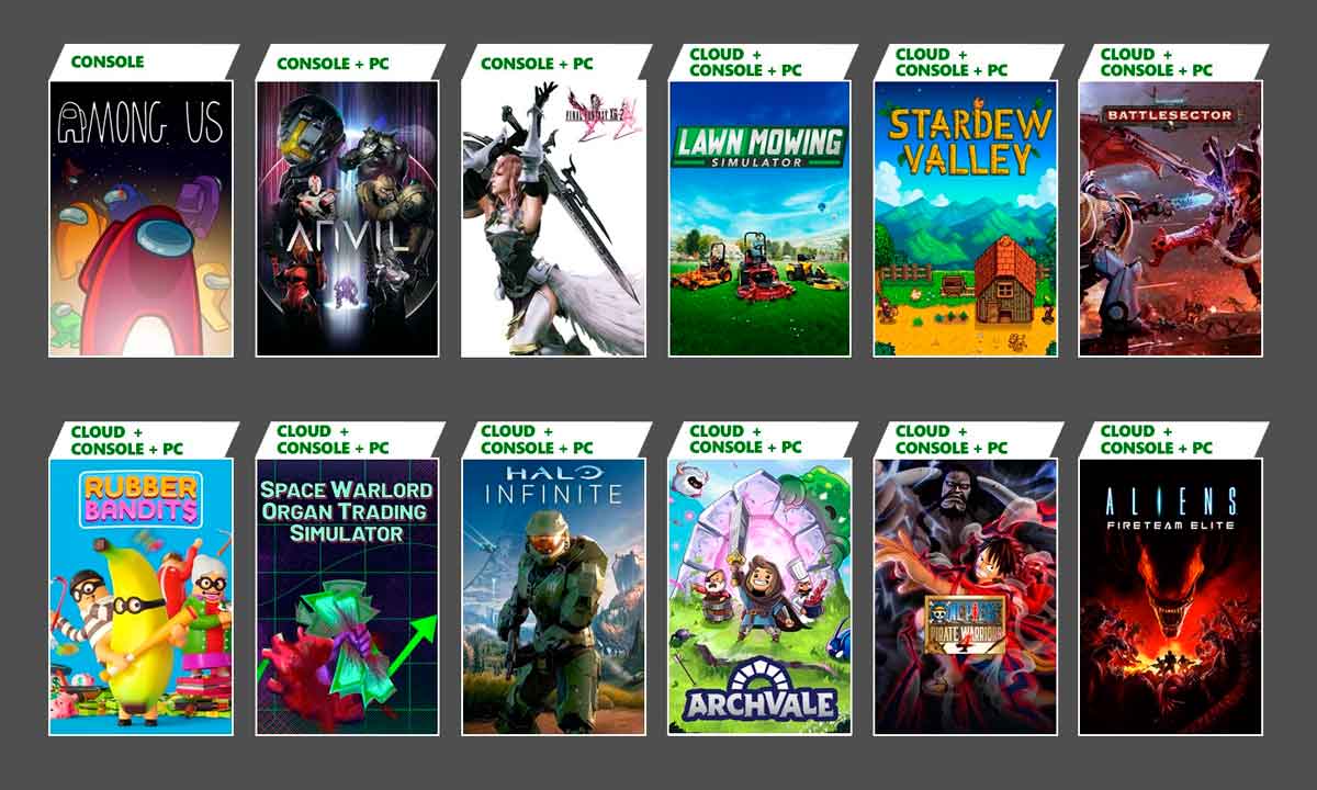 Xbox Game Pass: nuevos títulos en diciembre