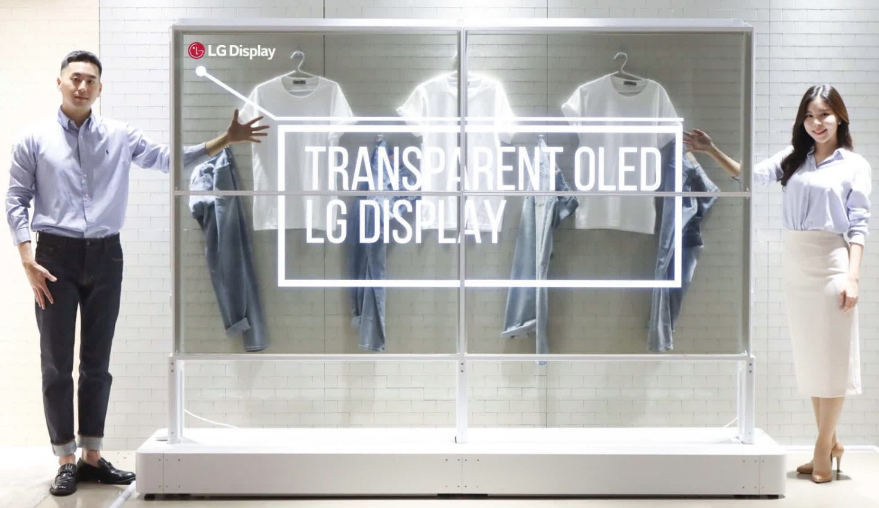 LG Display boasts transparent and flexible OLED screens