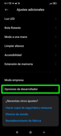 Habilitar depuración USB en Android