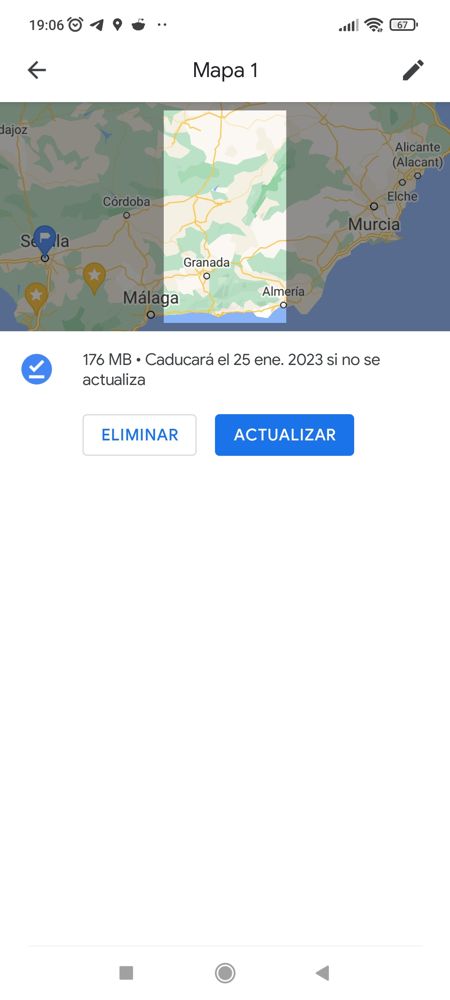 Eliminar un mapa descargado en Google Maps para Android