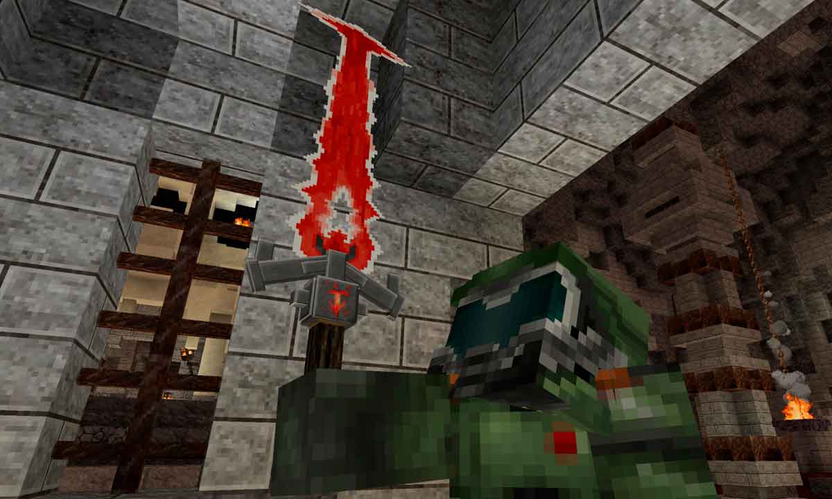 Doomed: ahora puedes jugar a Doom en Minecraft