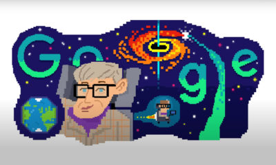 Google Doodle Stephen Hawking 80 años