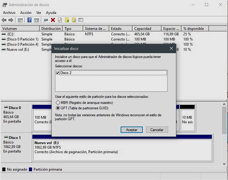 capacidad formal Ofensa Windows no reconoce un SSD o un disco duro: Cómo solucionarlo