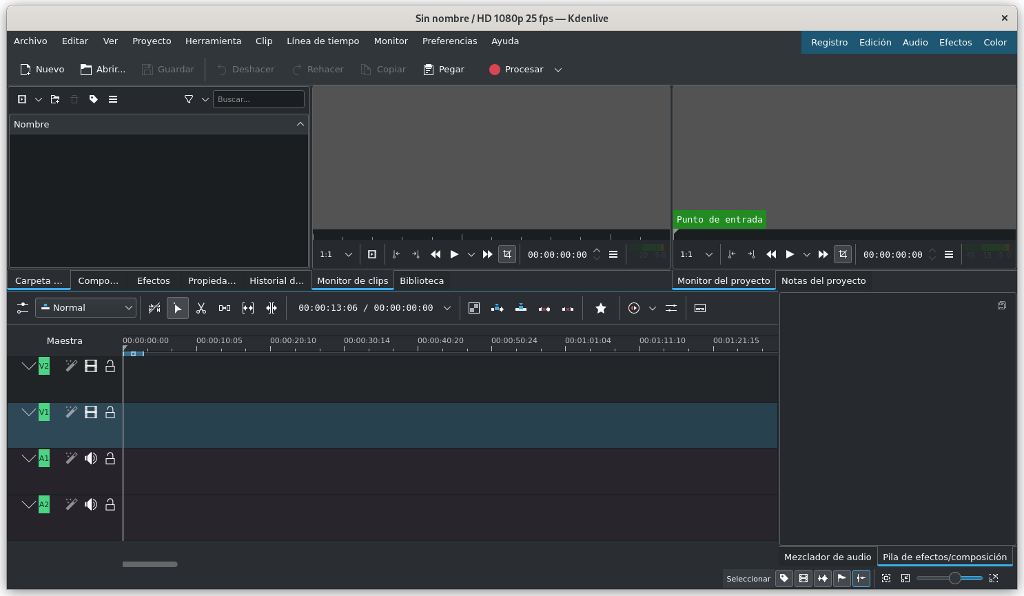 Kdenlive en Linux (Flatpak)