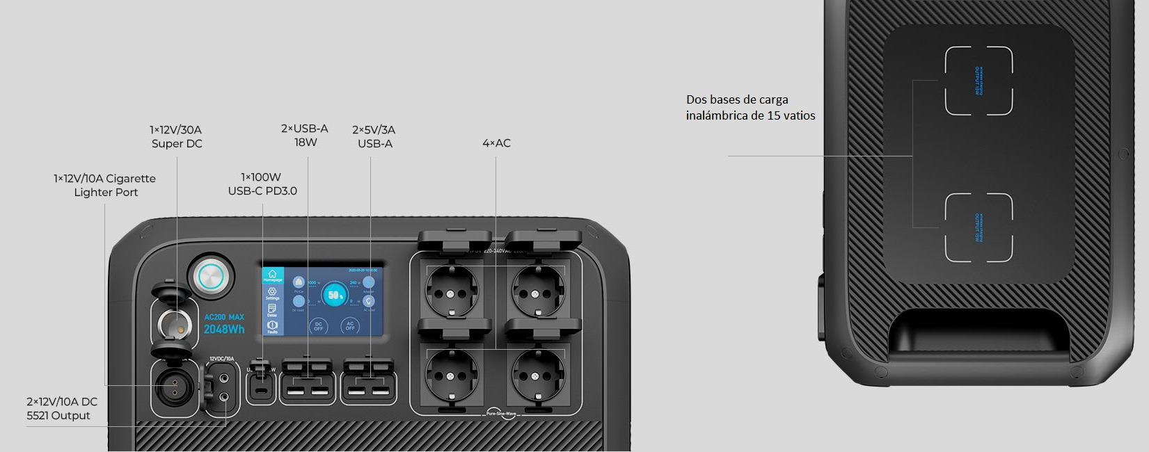 BLUETTI estación de carga AC200MAX