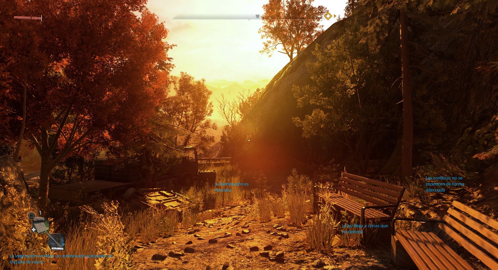 Dying Light 2 en PC sin trazado de rayos, clic para ampliar