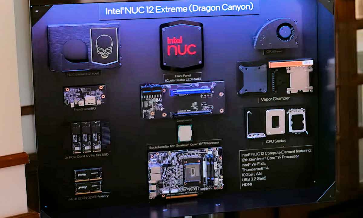 Intel NUC 12 Extreme: tan "grande" como siempre