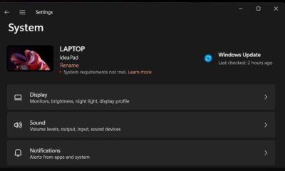 Windows 11 alertará de la falta de compatibilidad