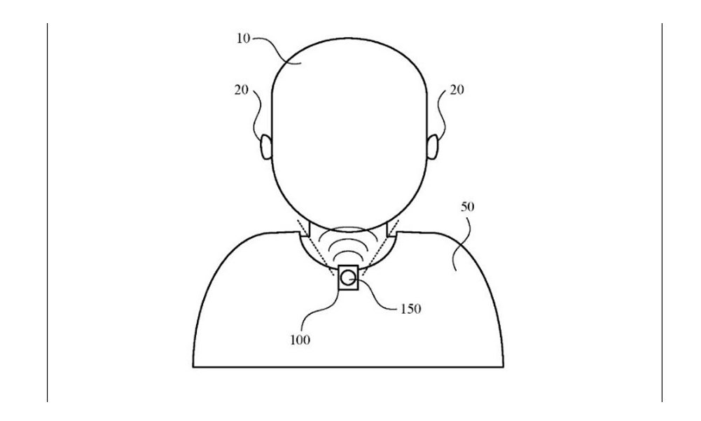 Apple AirPods patente altavoz pecho
