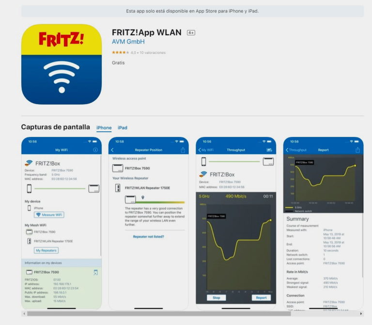 FRITZ!App WLAN: Descubre todo lo que ofrece esta aplicación gratuita