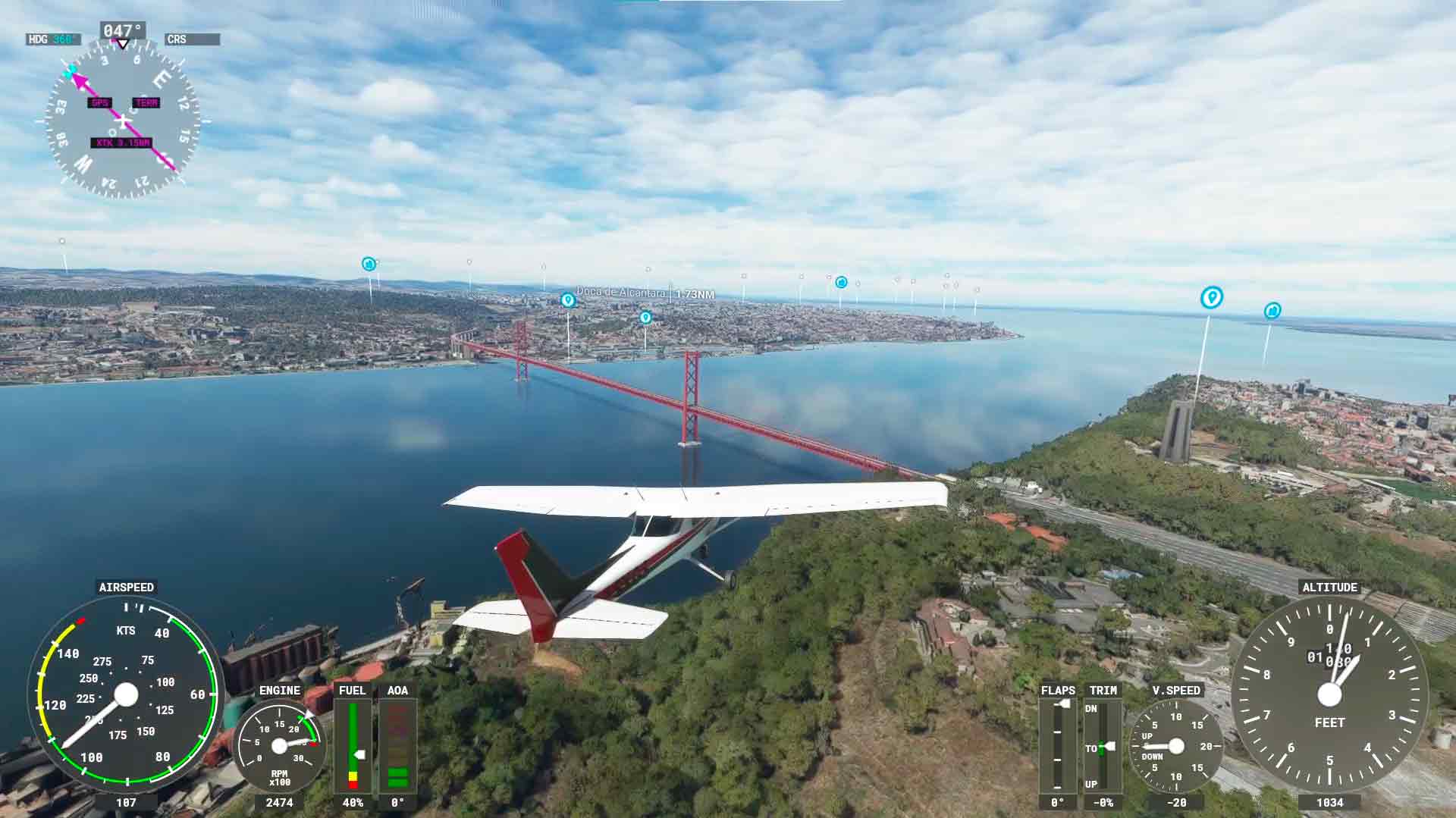 Flight Simulator mejora su mapa de la Península Ibérica