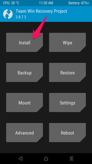 Team Win Recovery Project (TWRP).