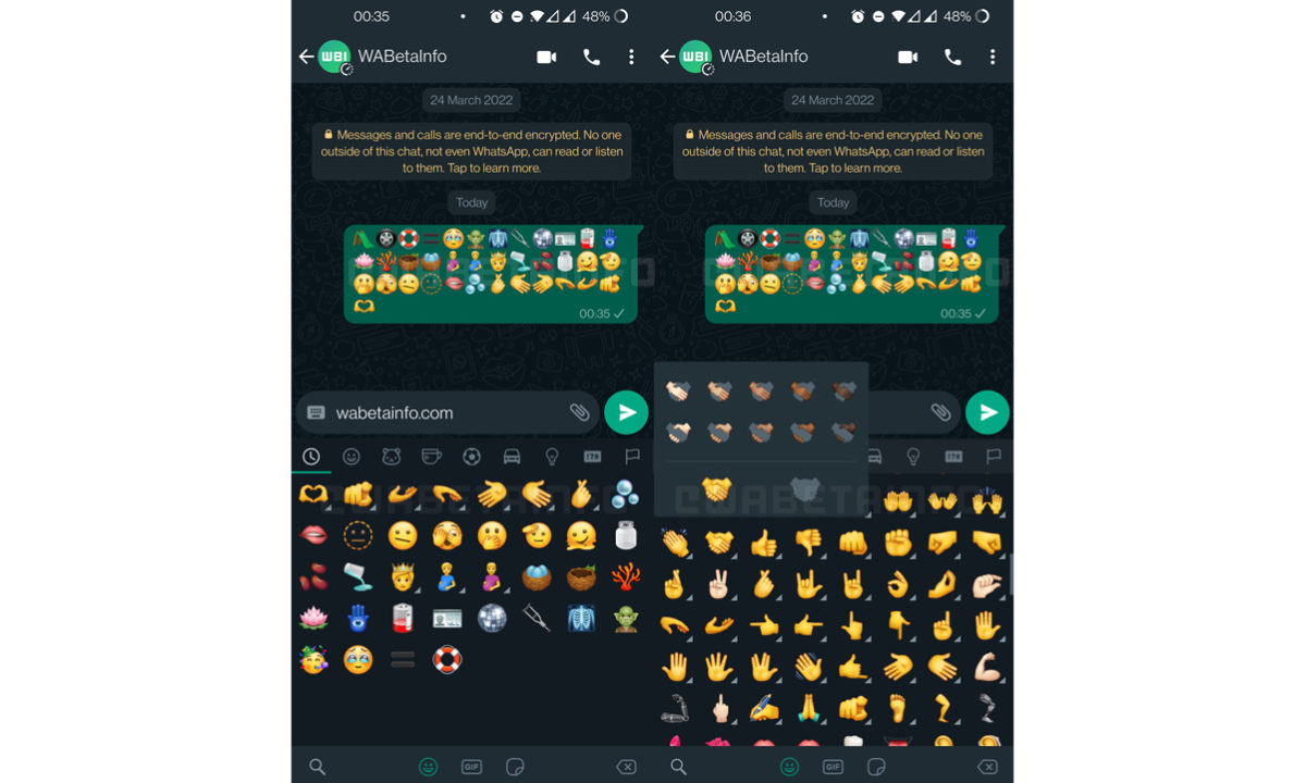 WhatsApp Beta nuevos emoji unicode