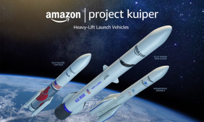 Amazon internet espacial Proyecto Kuiper Blue Origin