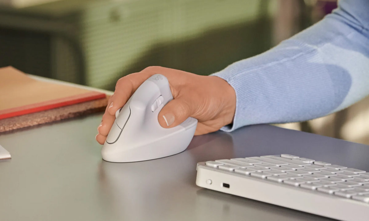 Logitech Lift ratón vertical ergonómico