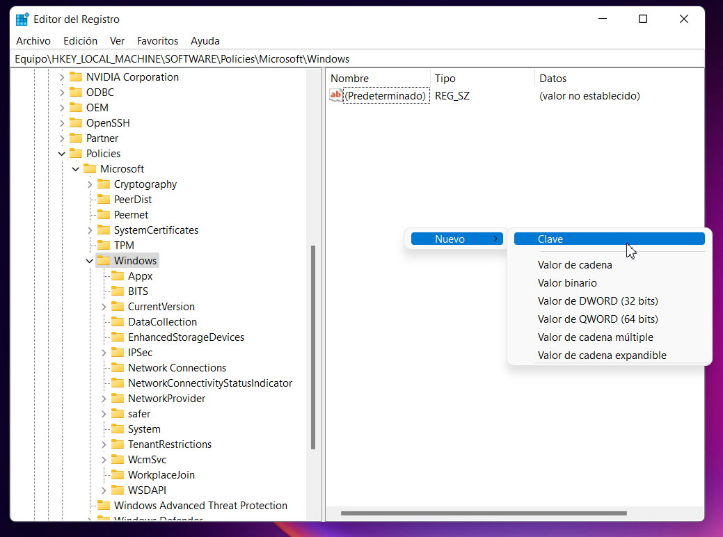 Cómo bloquear de Windows 11 22H2