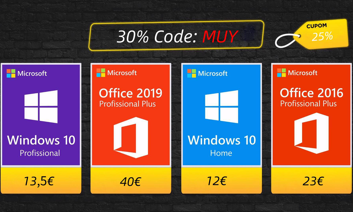 Windows 10 Home OEM clave 12 euros