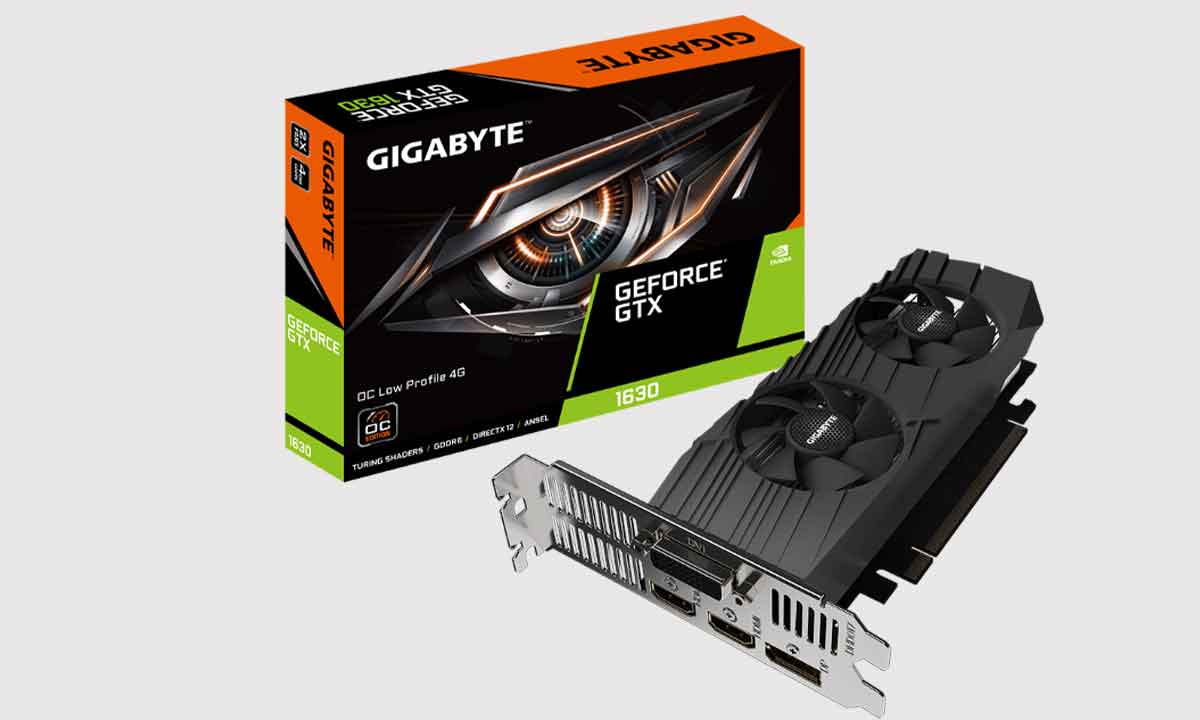 GIGABYTE presenta sus NVIDIA GeForce GTX 1630
