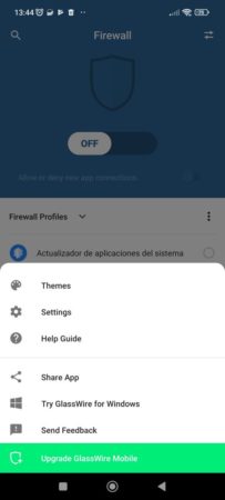 GlassWire, aplicación para gestionar la privacidad en Android