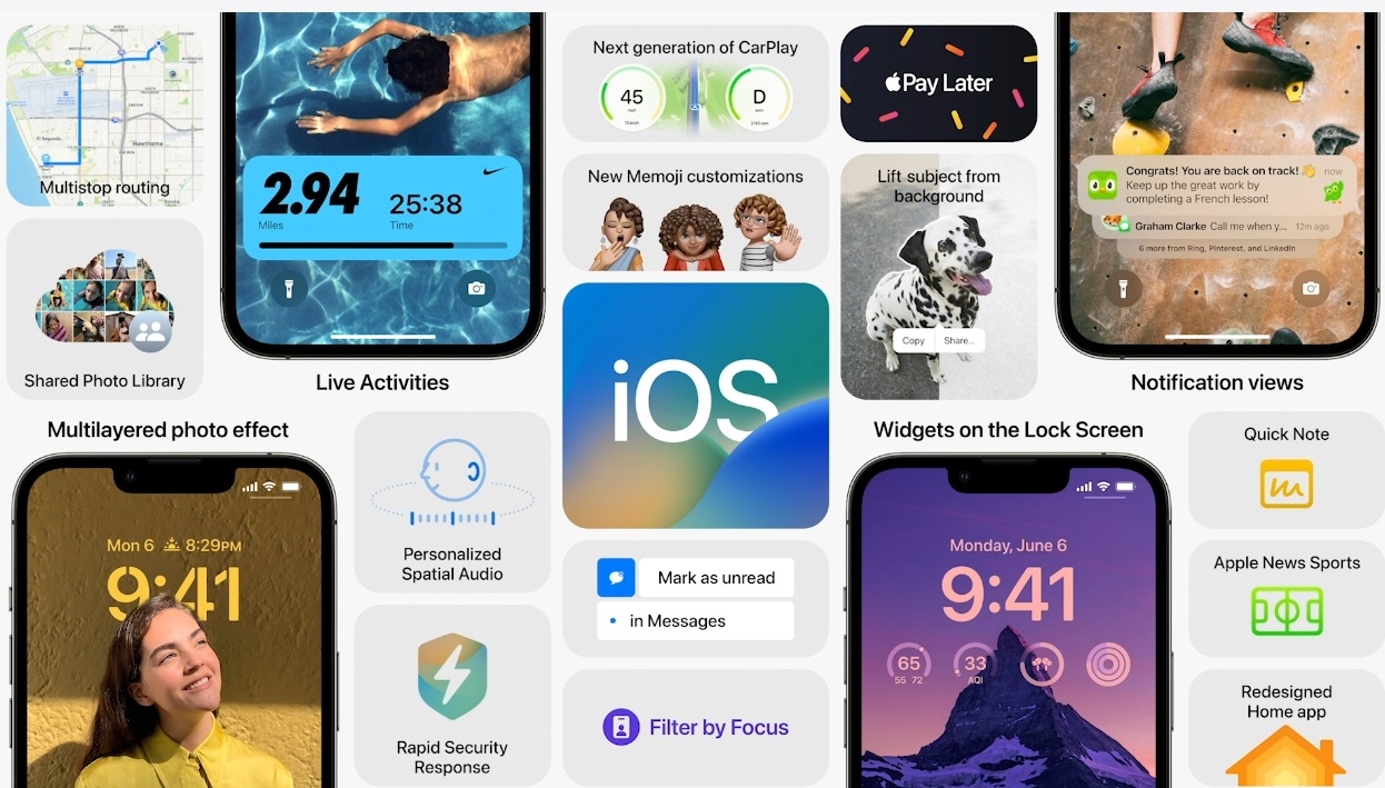 Apple libera la primera beta pública de iOS 16