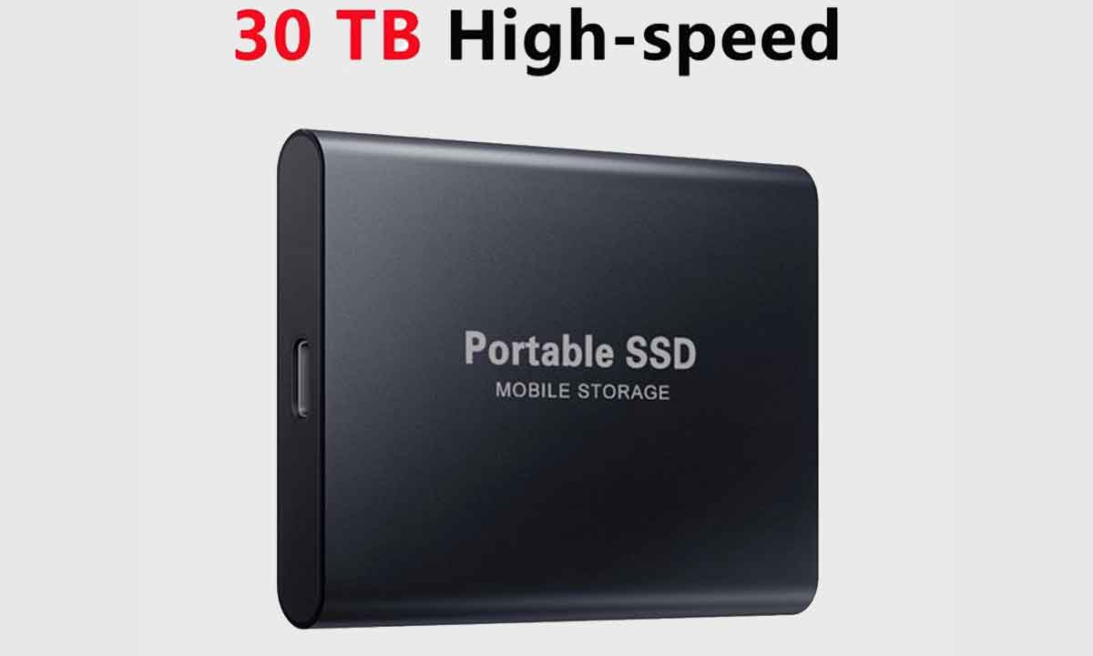 ¿Una SSD de 30 terabytes por 38,99 dólares? Increíble... pero falso