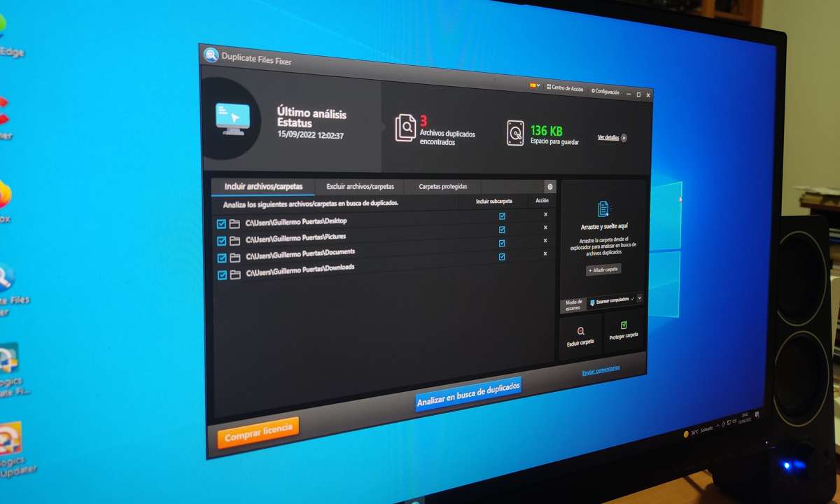 Borrar ficheros duplicados de Windows