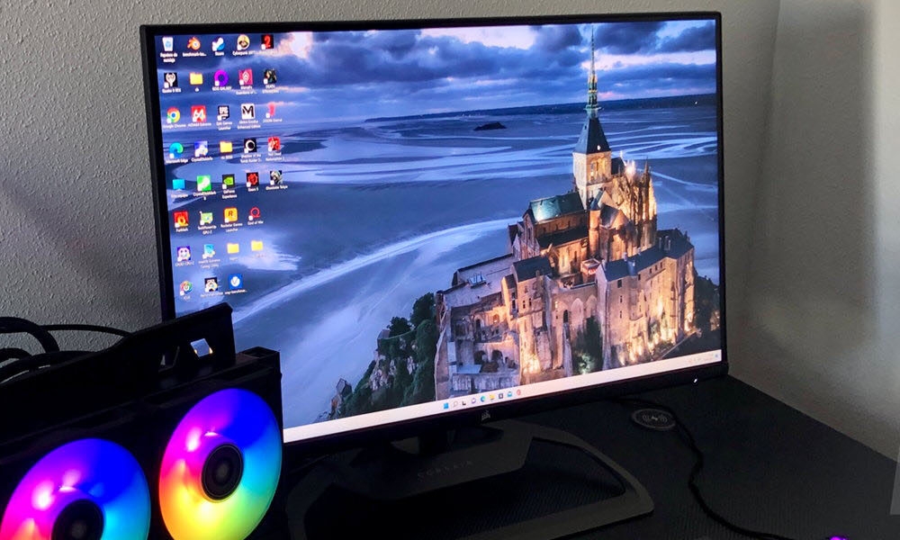 Monitor completo LED para ordenador, pantalla LCD de 24 pulgadas, 2K, 27  pulgadas, 144Hz, para juegos