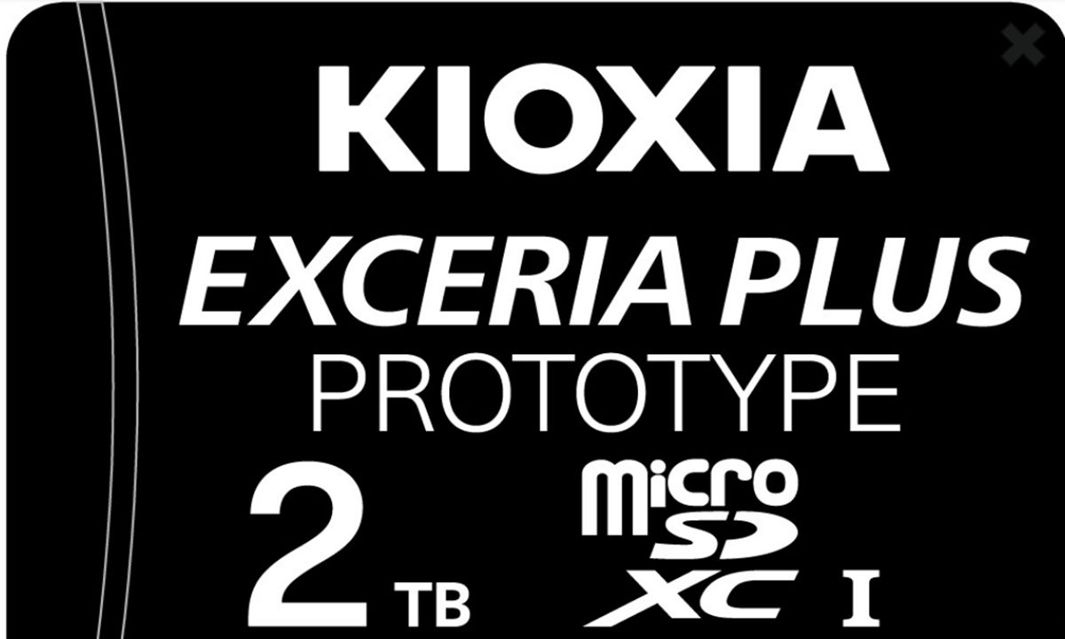 tarjeta microSDXC de 2 Tbytes
