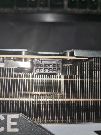 Conector de alimentación de la NVIDIA GeForce RTX 4090 quemado