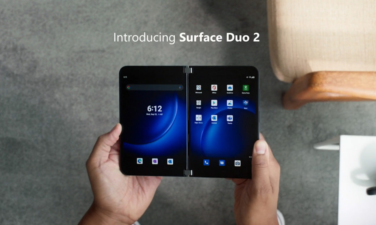 Microsoft Surface Duo 2 con Android 12L