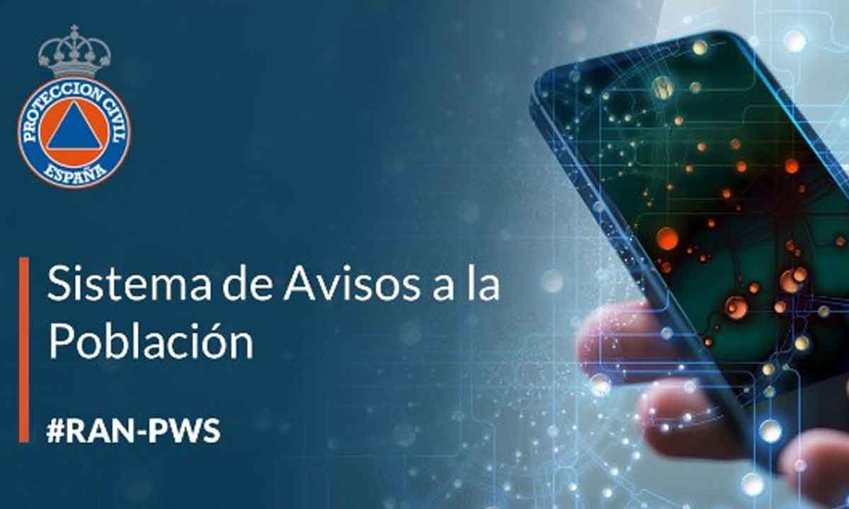 Protección Civil prueba el sistema de alertas a móviles